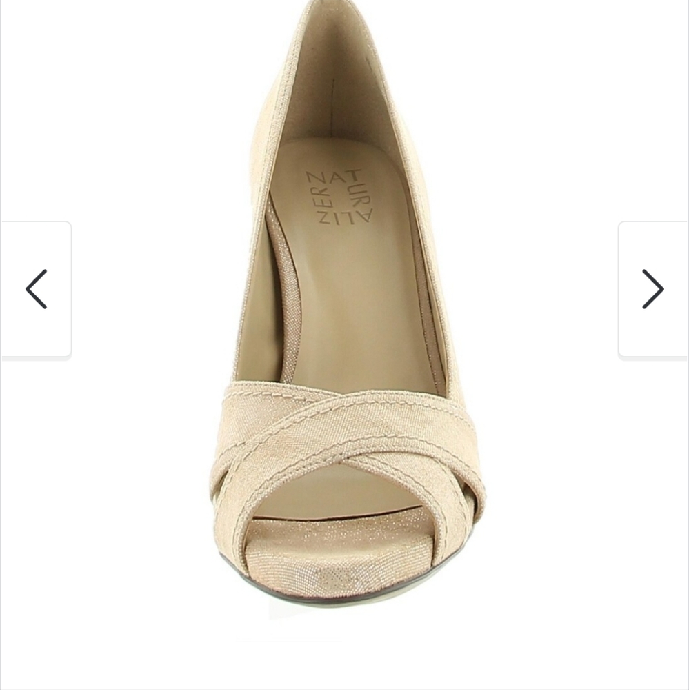 Naturalizer Womens Odetta Padded Insole Open Toe Dress Heels/Size 8